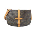 Louis Vuitton Brown Coated Canvas Shoulder Bag