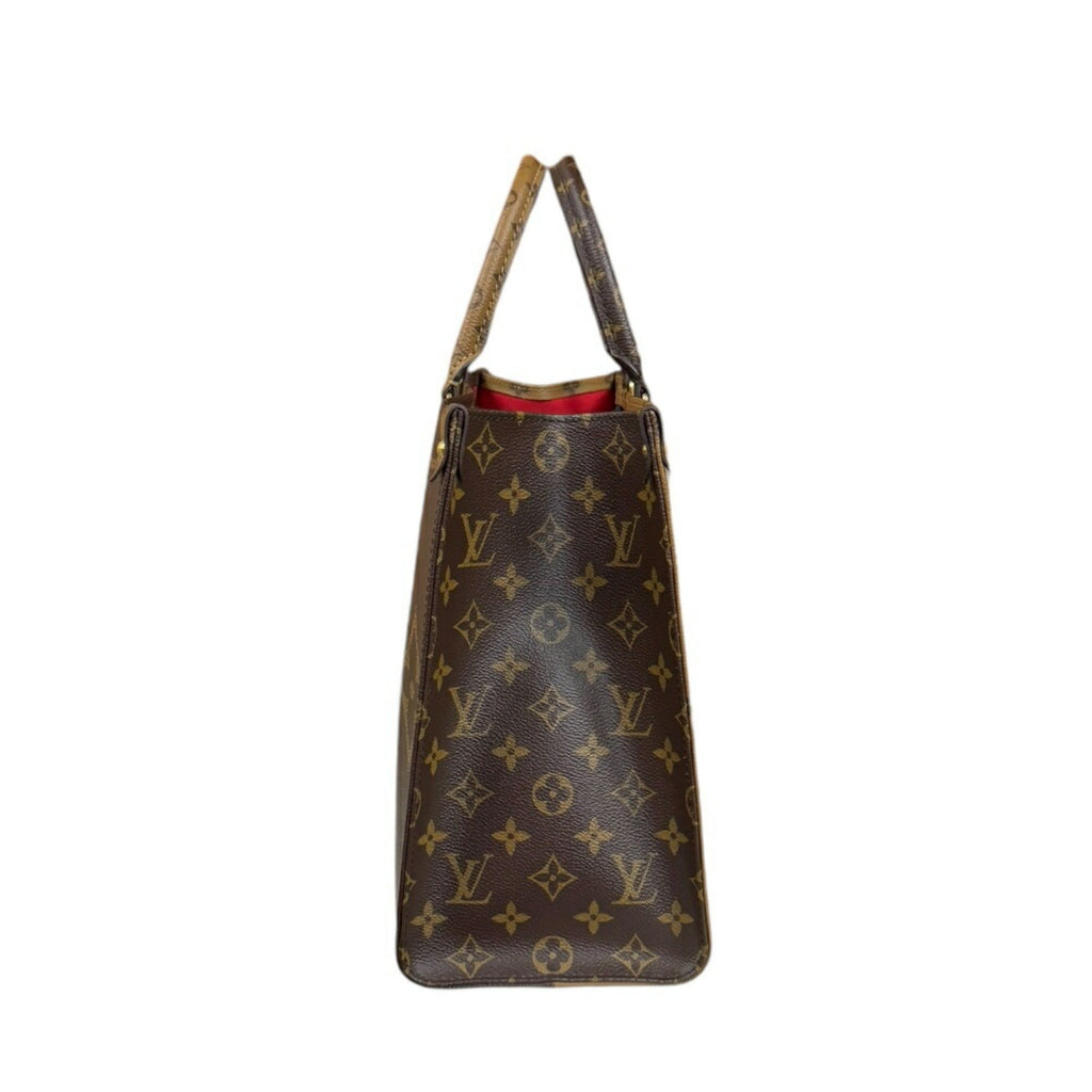 Louis Vuitton Brown Monogram Canvas Monogram Reverse Shoulder Bag