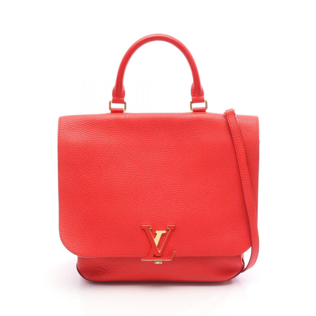 Louis Vuitton Red Color Leather Handbag