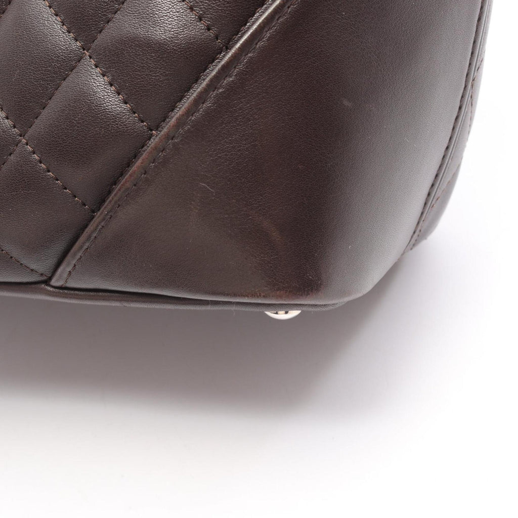 Chanel Brown Cambon Ligne Handbag Tote Bag