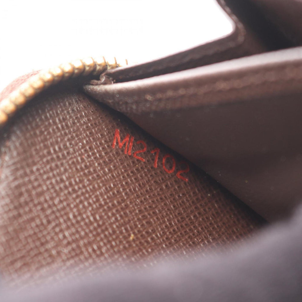Louis Vuitton Brown Ebene Damier Canvas Pvc Long Wallet