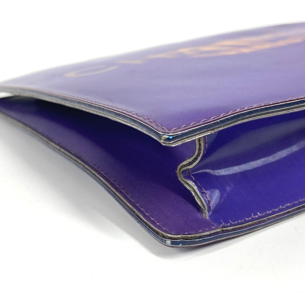 Chanel Purple Vinyl Shoulder Bag