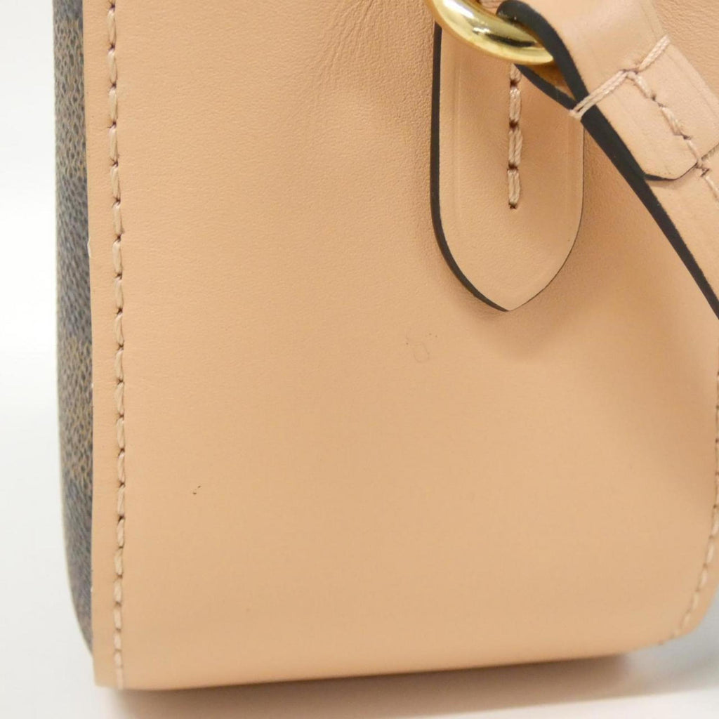 Louis Vuitton Brown Coated Canvas Shoulder Bag
