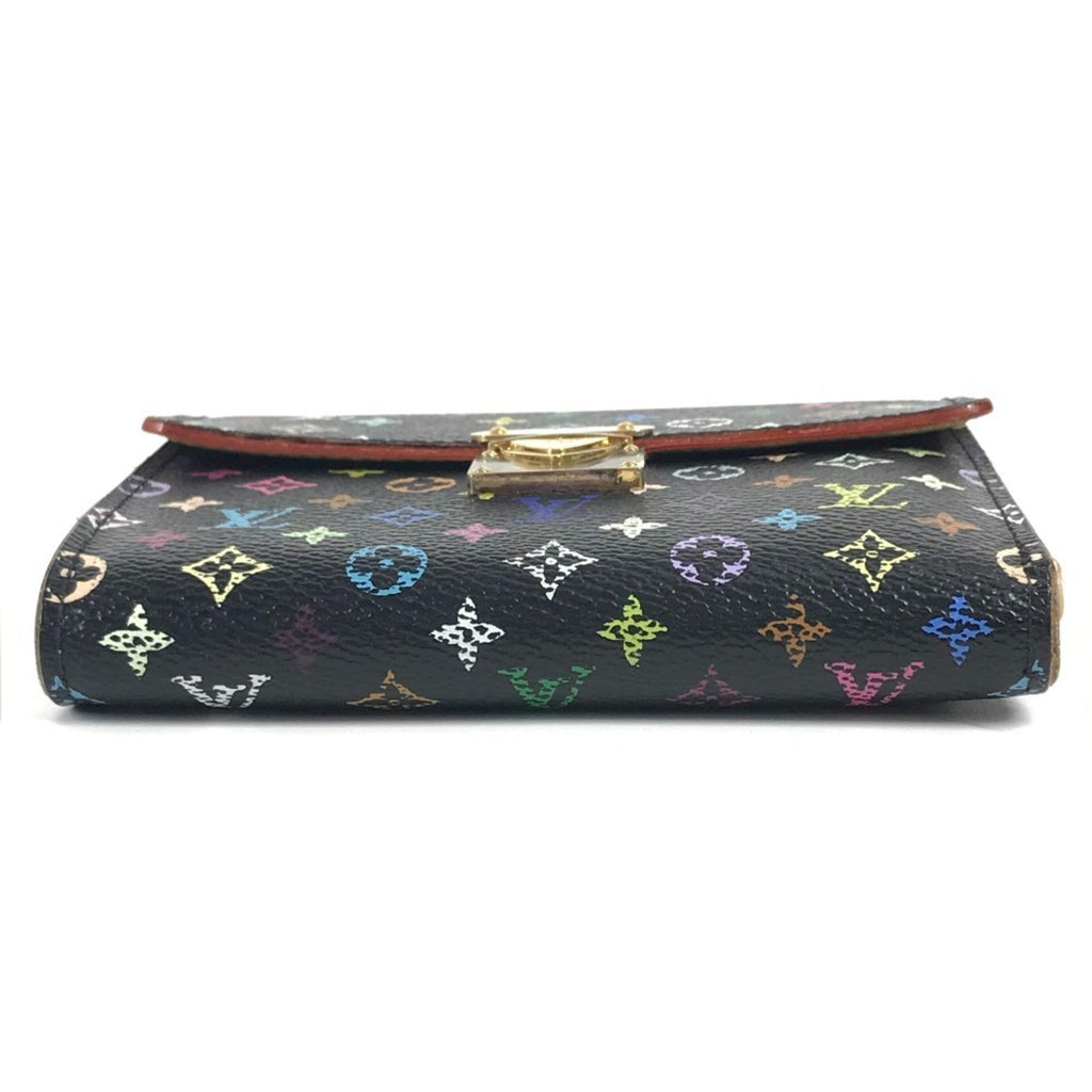 Louis Vuitton Black Monogram Multicolore Bill Wallet (Tri-Fold)