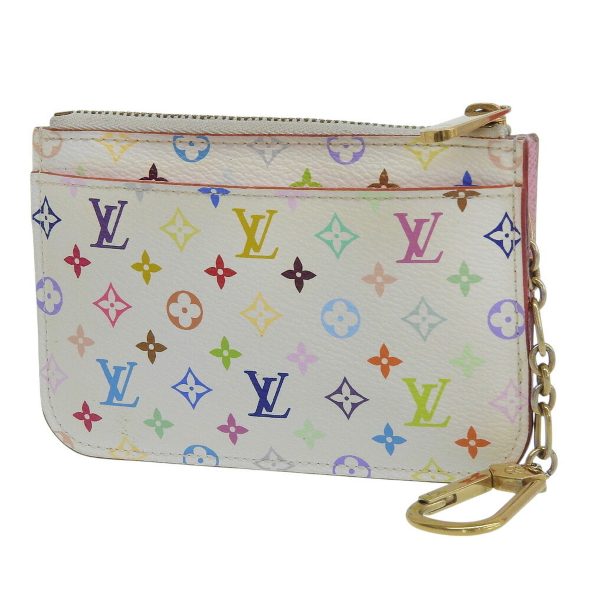 Louis Vuitton Blanc Monogram Multicolore Coin Purse/Coin Case