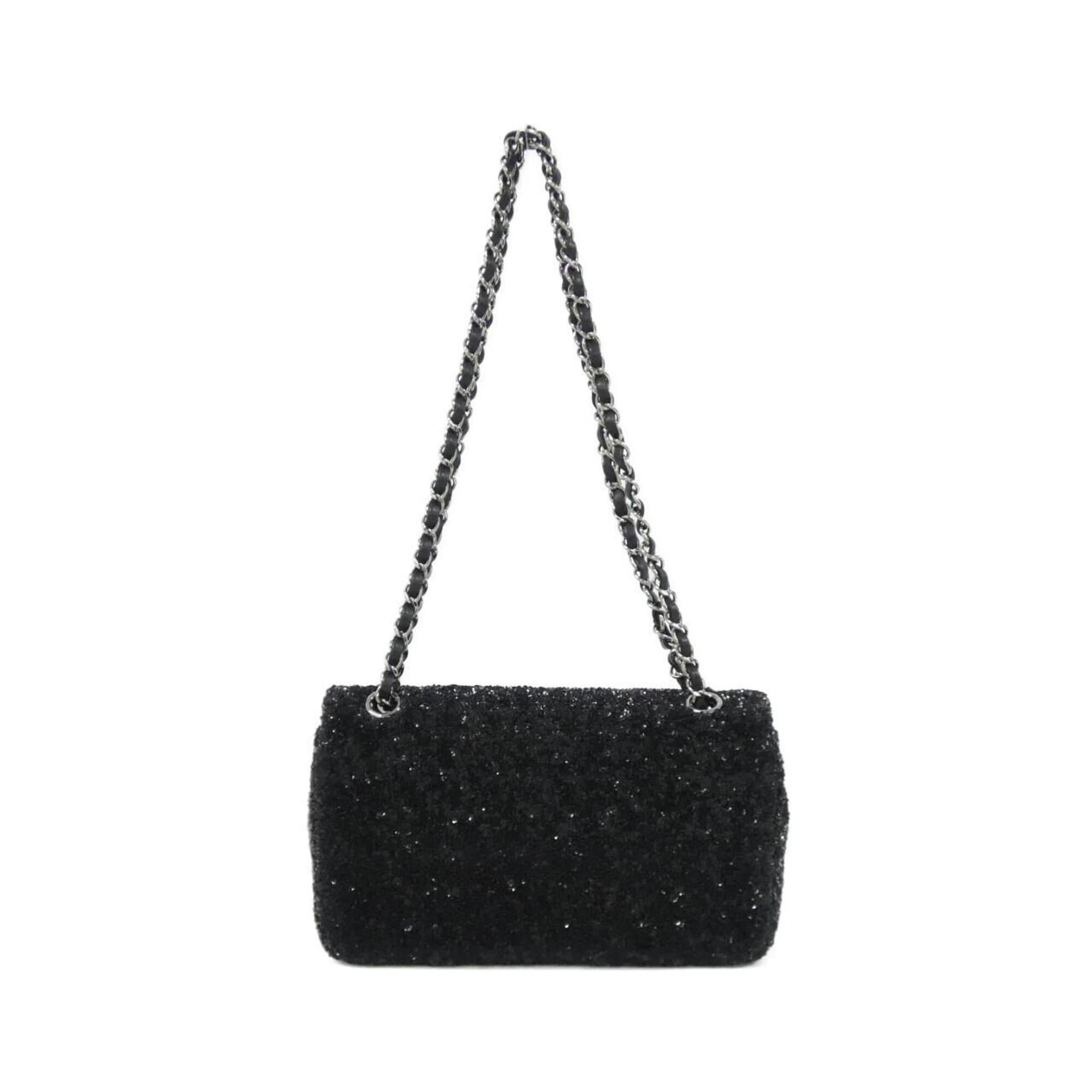 Chanel Black Spangles Shoulder Bag