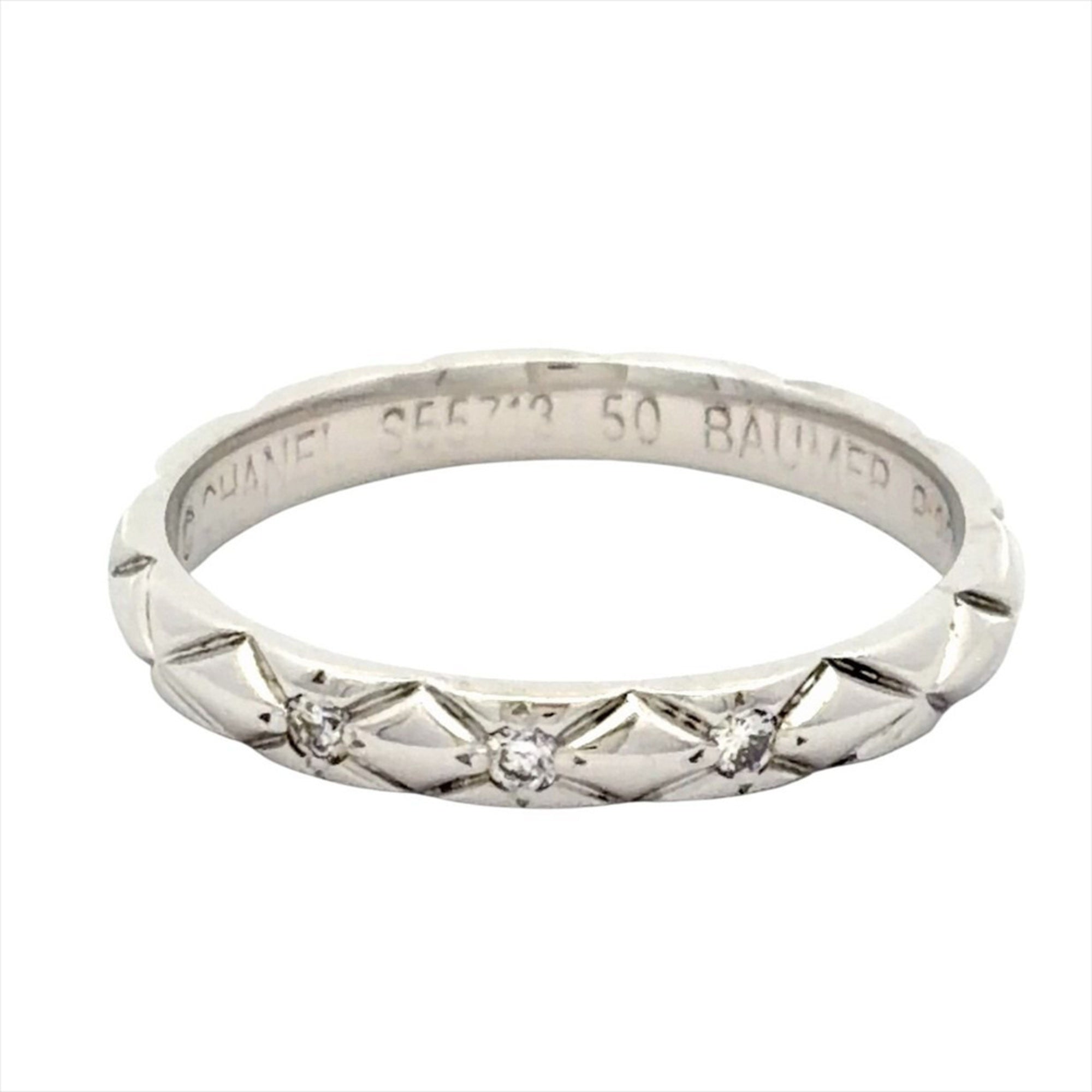 Chanel Platinum Platinum 950 Band Ring