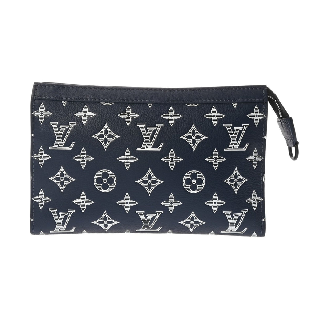 Louis Vuitton Blue Navy Monogram Shadow Pouch Shoulder Bag