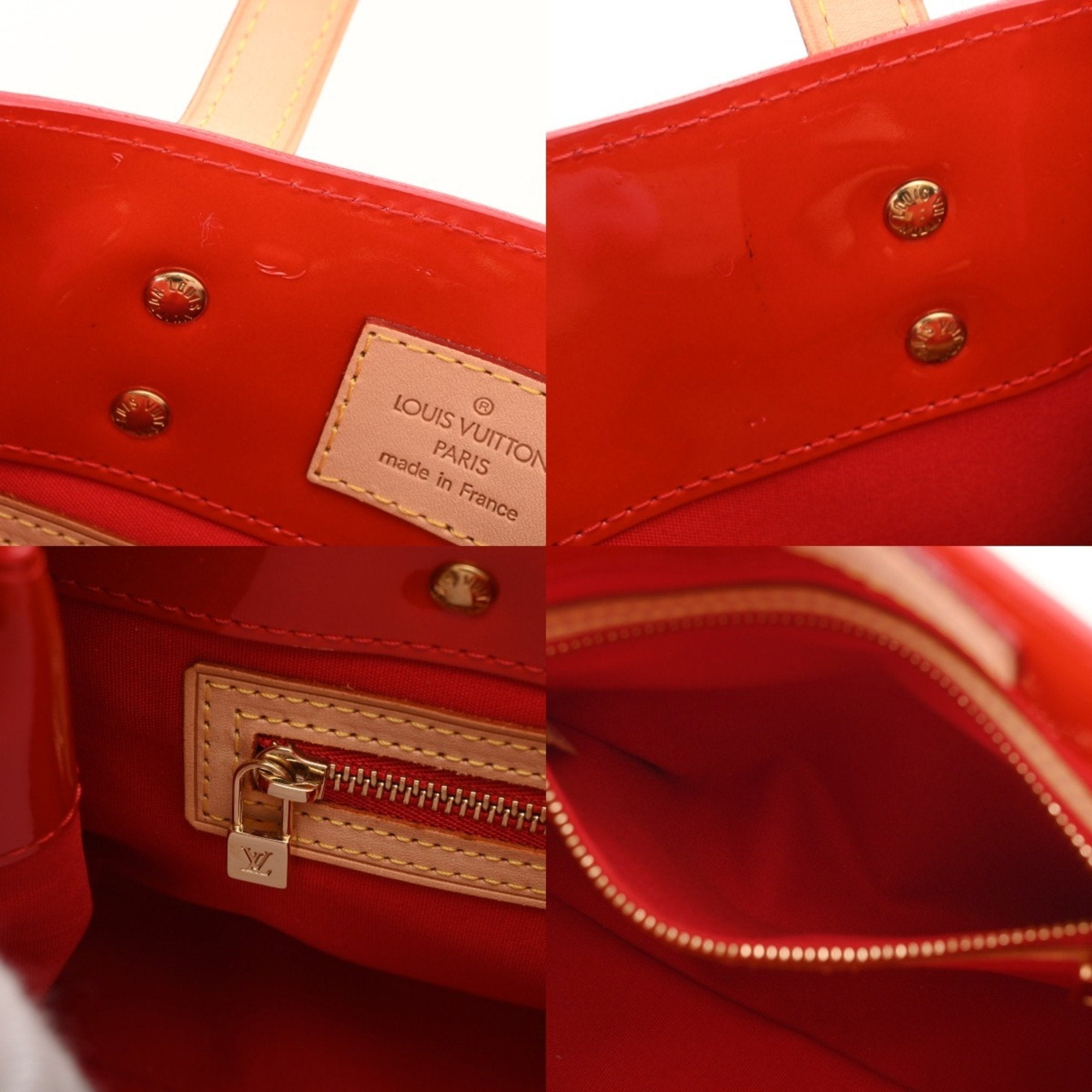 Louis Vuitton Rouge Monogram Vernis Handbag