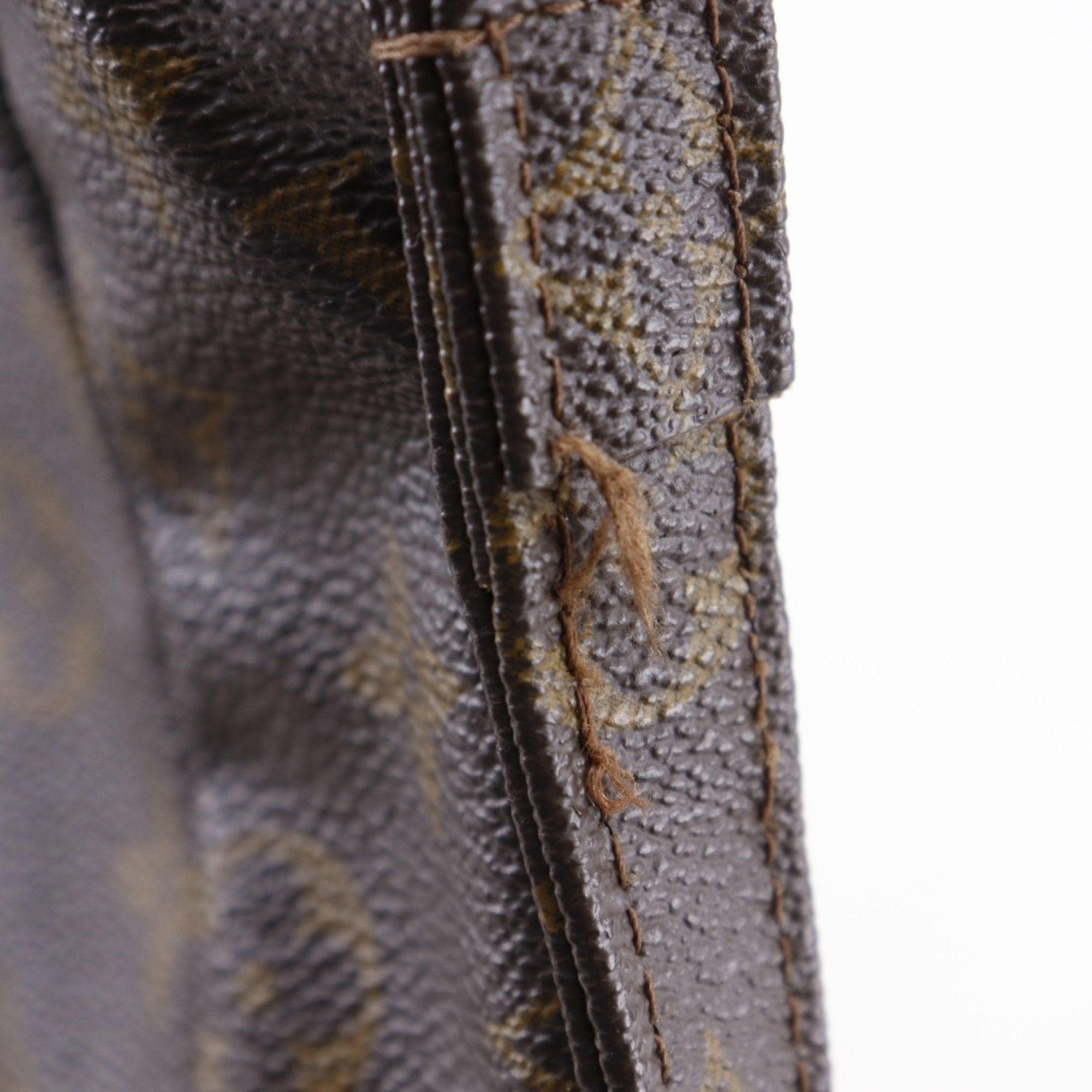 Louis Vuitton Brown Monogram Canvas Shoulder Bag