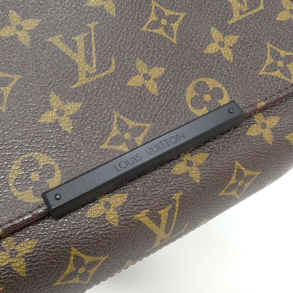 Louis Vuitton Monogram Macassar Marron Coated Canvas Shoulder Bag