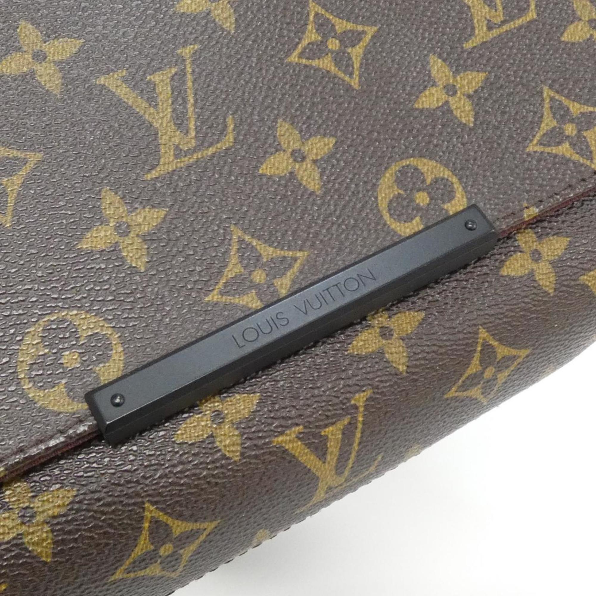 Louis Vuitton Monogram Macassar Marron Coated Canvas Shoulder Bag