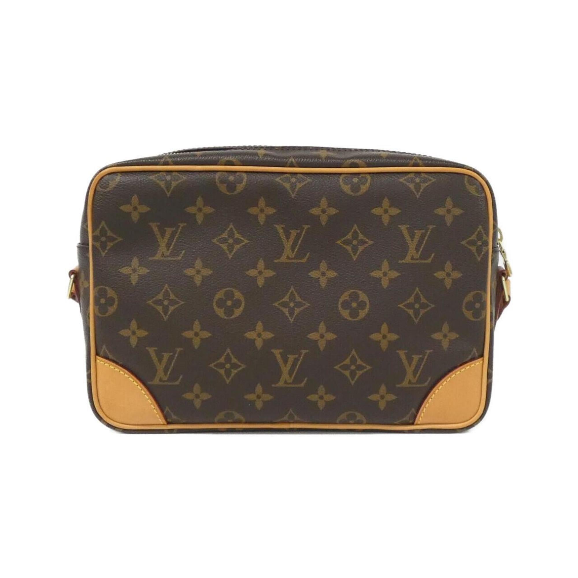 Louis Vuitton Marron Coated Canvas Shoulder Bag