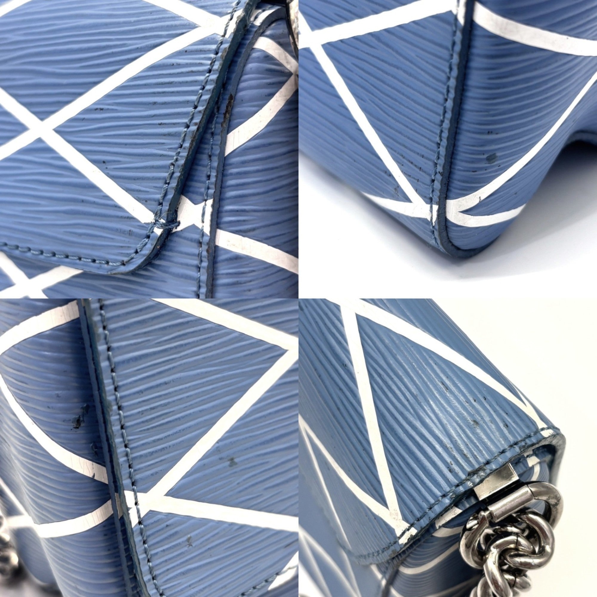 Louis Vuitton Epi Blue Light Blue Epi Leather Shoulder Bag