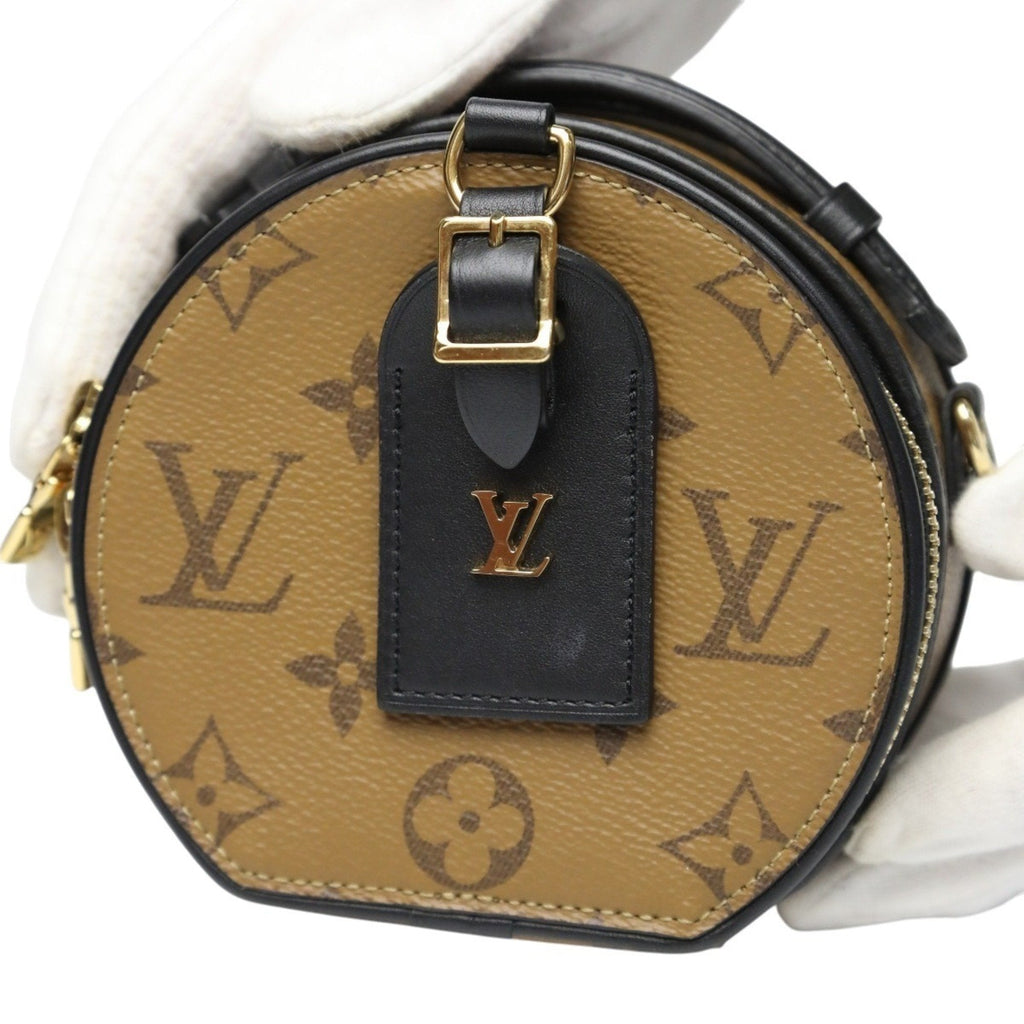 Louis Vuitton Brown Monogram Reverse Monogram Reverse Shoulder Bag