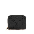 Louis Vuitton Black Noir Leather Coin Purse/Coin Case