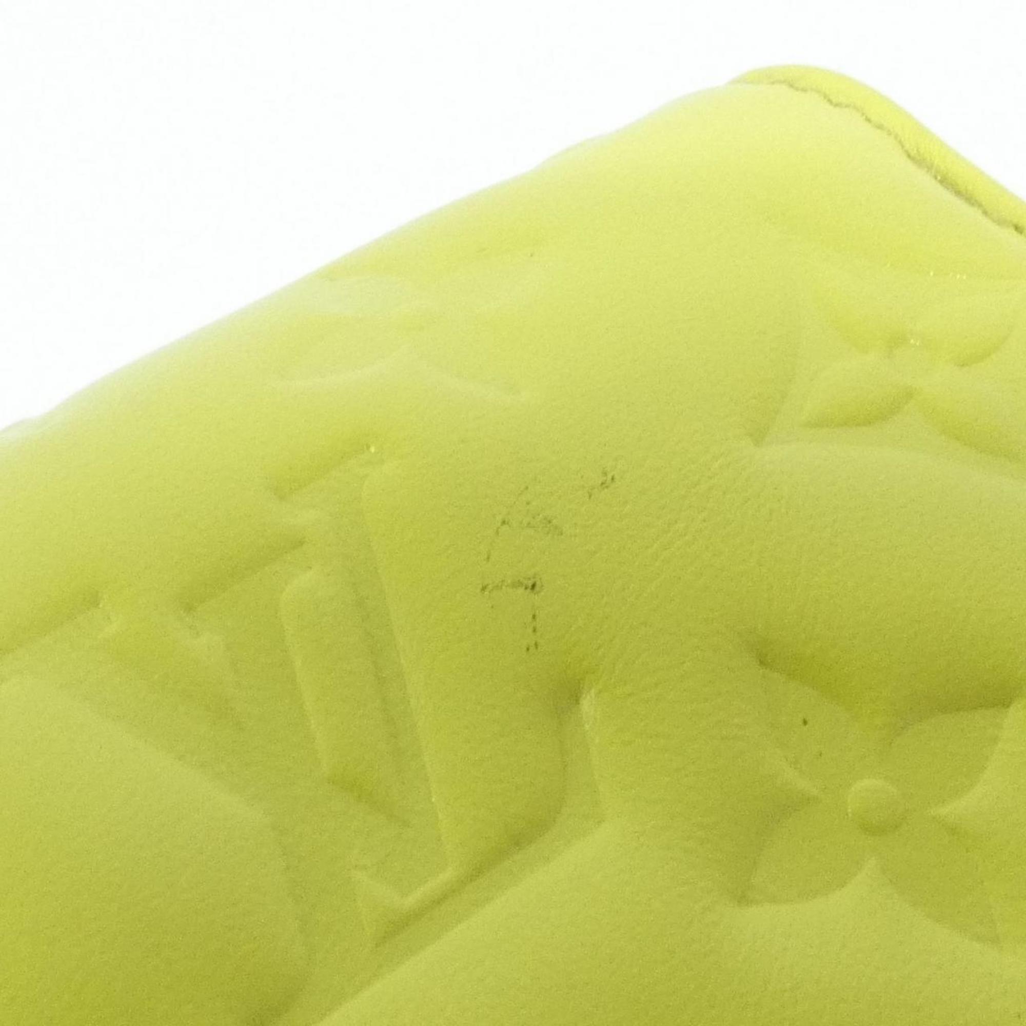 Louis Vuitton Yellow Leather Long Wallet