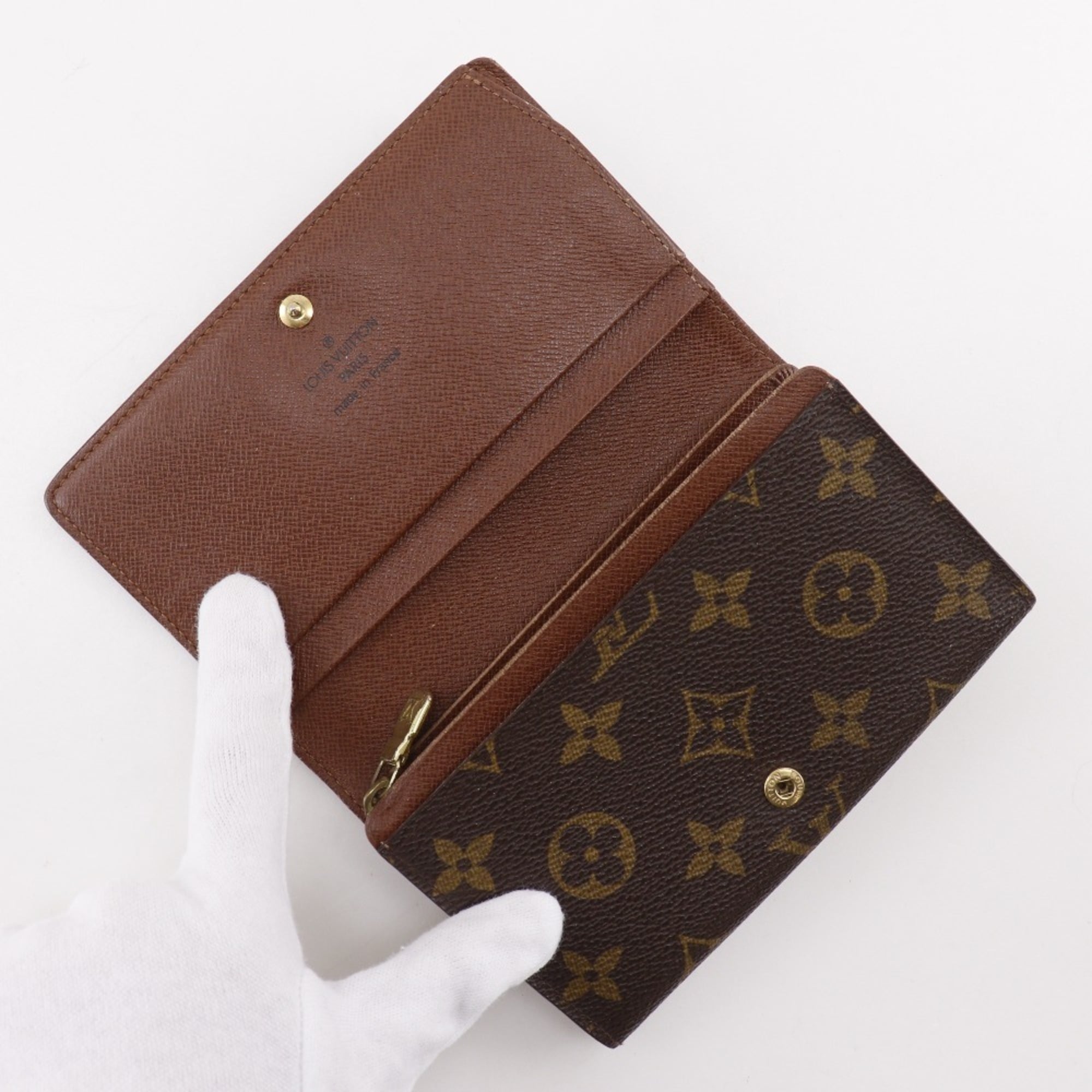 Louis Vuitton Brown Monogram Canvas Wallet