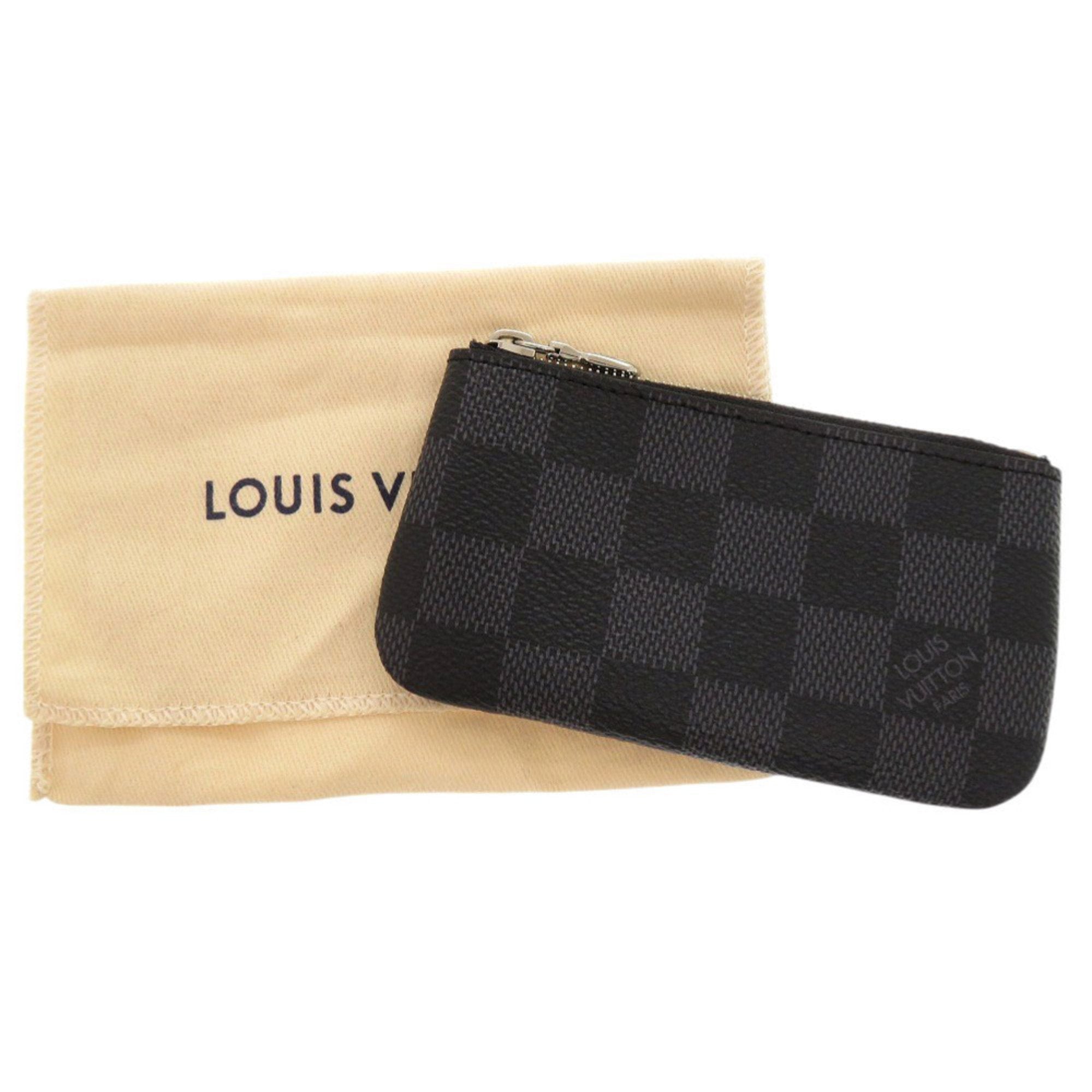 Louis Vuitton Black Damier Graphite Canvas Pochette