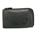 Louis Vuitton Black Monogram Shadow Leather Coin Purse/Coin Case