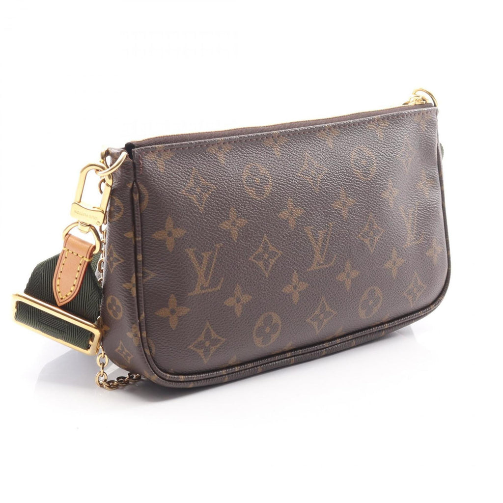 Louis Vuitton Brown Khaki Monogram Monogram Shoulder Bag