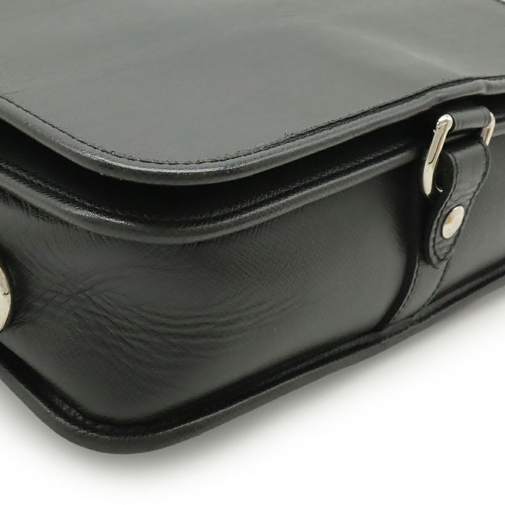 Louis Vuitton Ardoise Black Taiga Leather Shoulder Bag