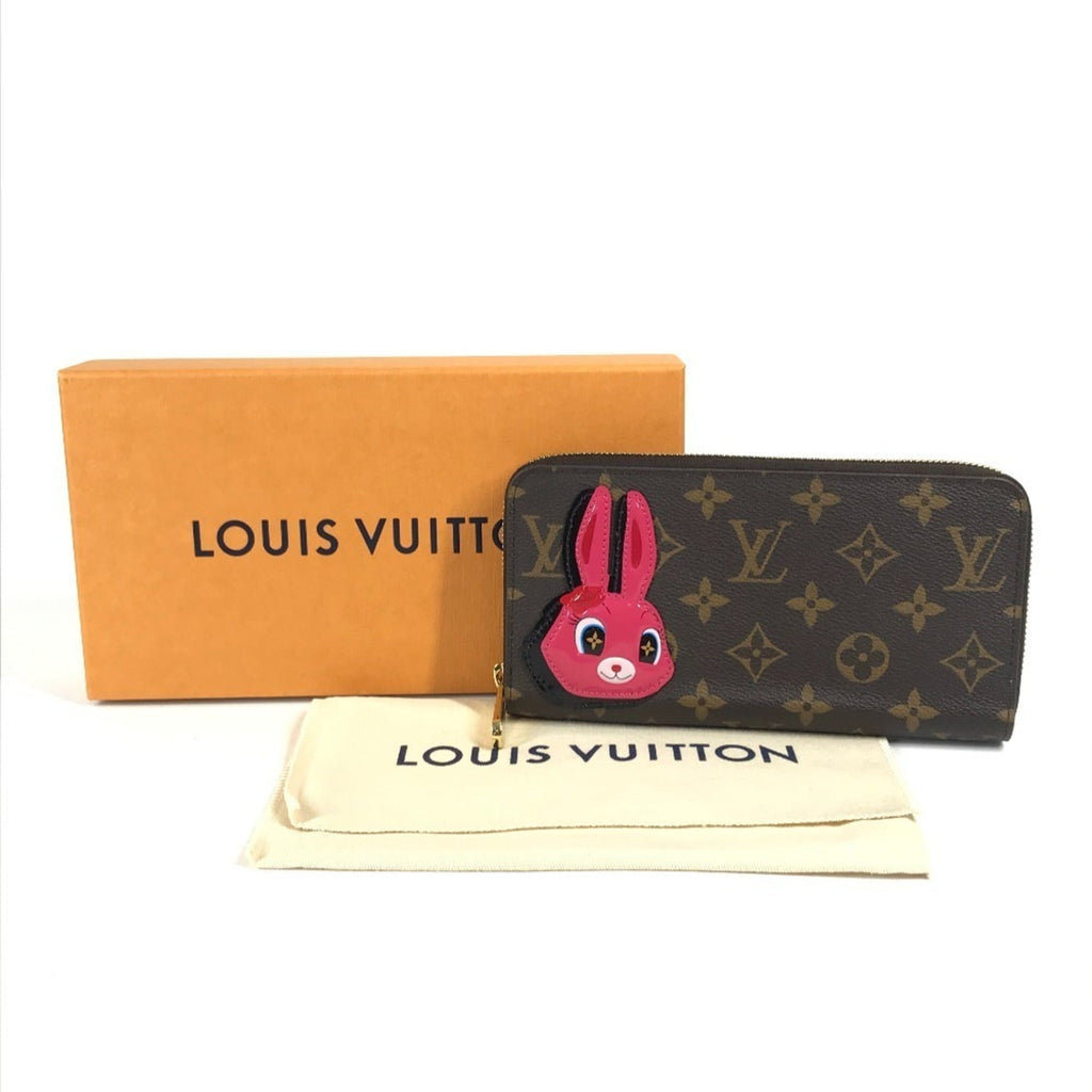 Louis Vuitton Brown Pink Monogram Long Wallet