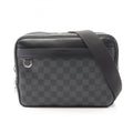 Louis Vuitton Black Damier Graphite Coated Canvas Leather Handbag Shoulder Bag