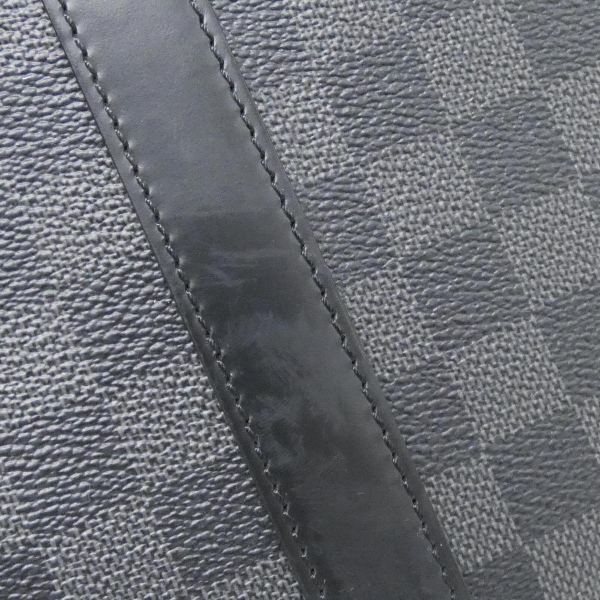Louis Vuitton Dark Gray Graphite Coated Canvas Briefcase Handbag