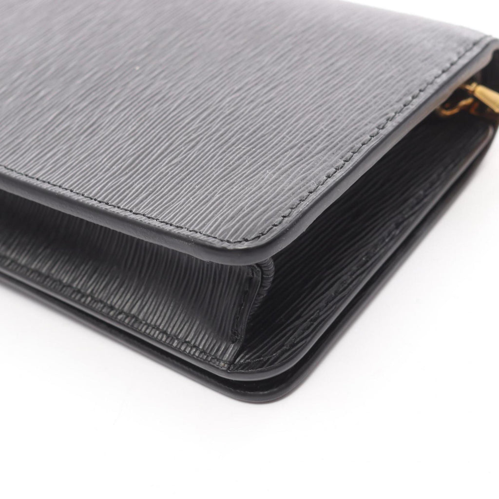 Prada Black Leather Shoulder Bag