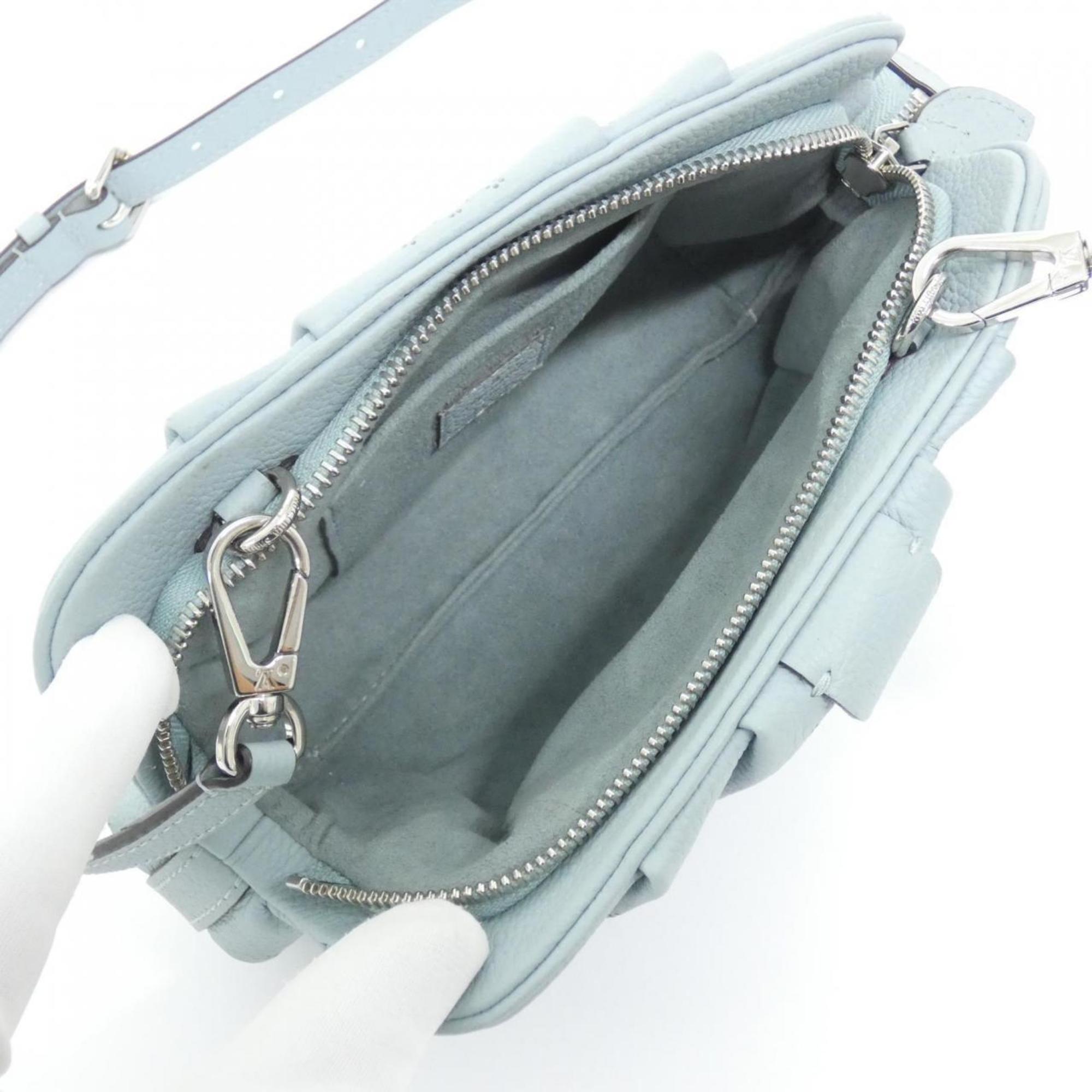Louis Vuitton Silver Leather Shoulder Bag