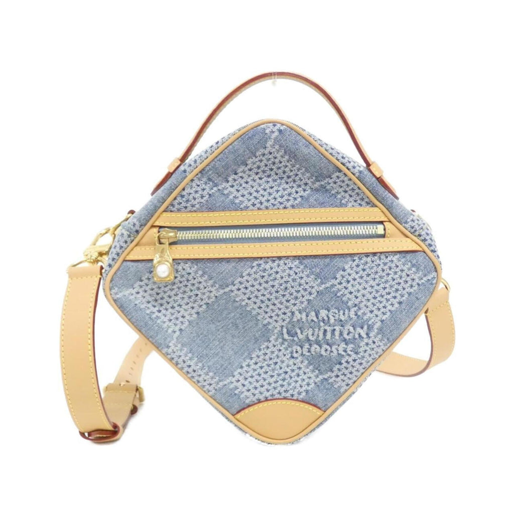 Louis Vuitton Blue Cotton Canvas Shoulder Bag