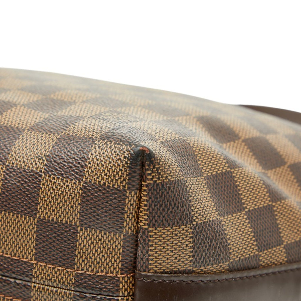 Louis Vuitton Brown Pvc Leather Shoulder Bag