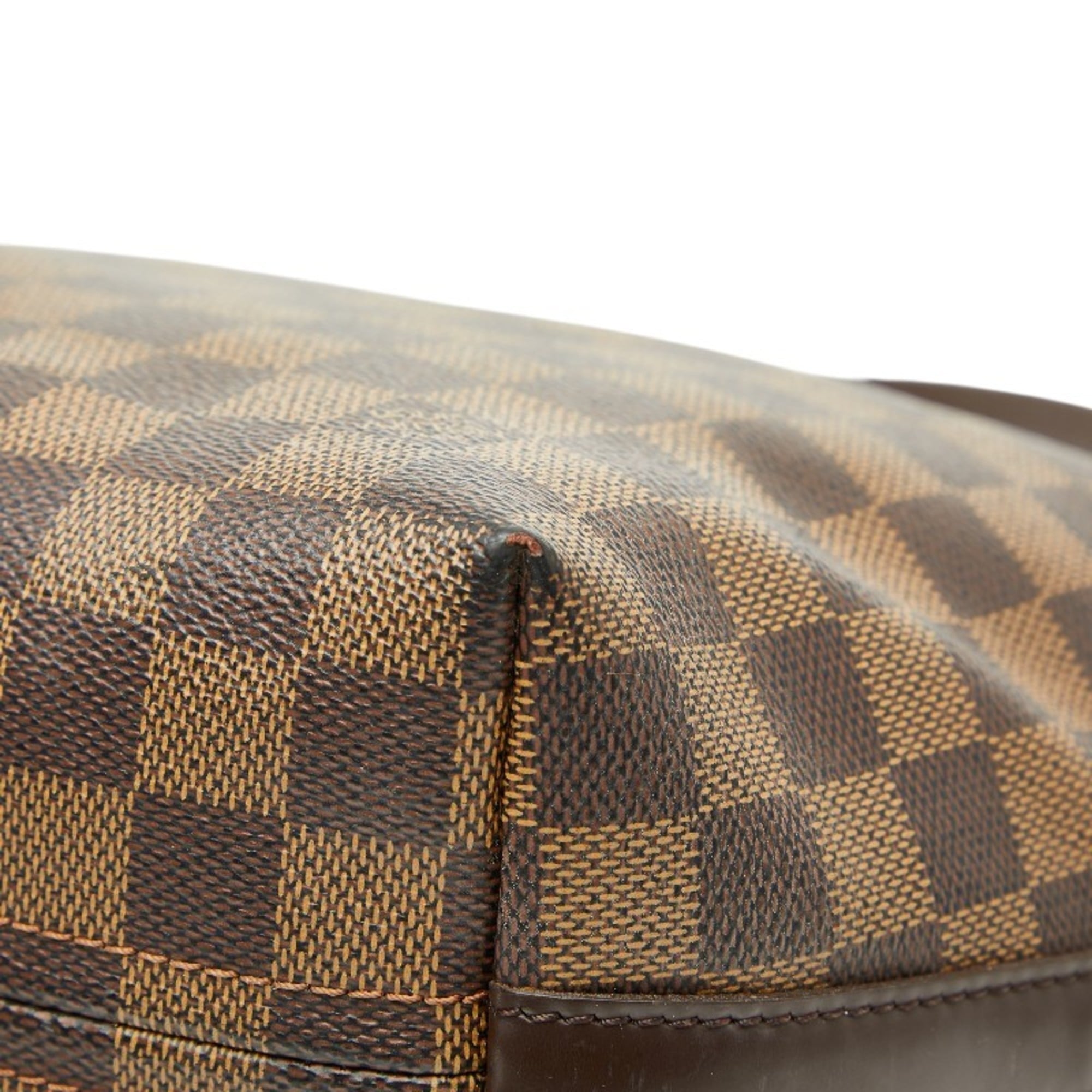 Louis Vuitton Brown Pvc Leather Shoulder Bag