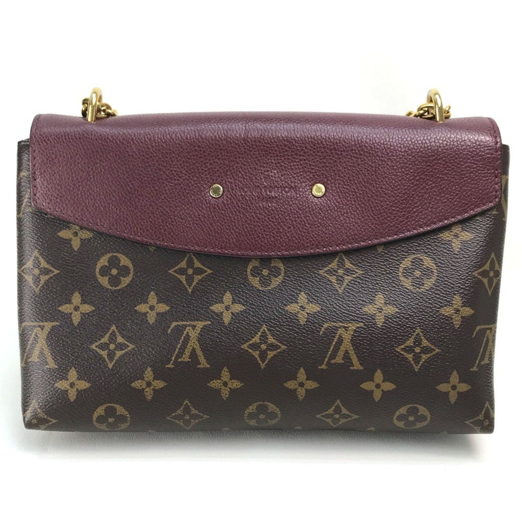 Louis Vuitton Bordeaux Brown Monogram Leather Shoulder Bag