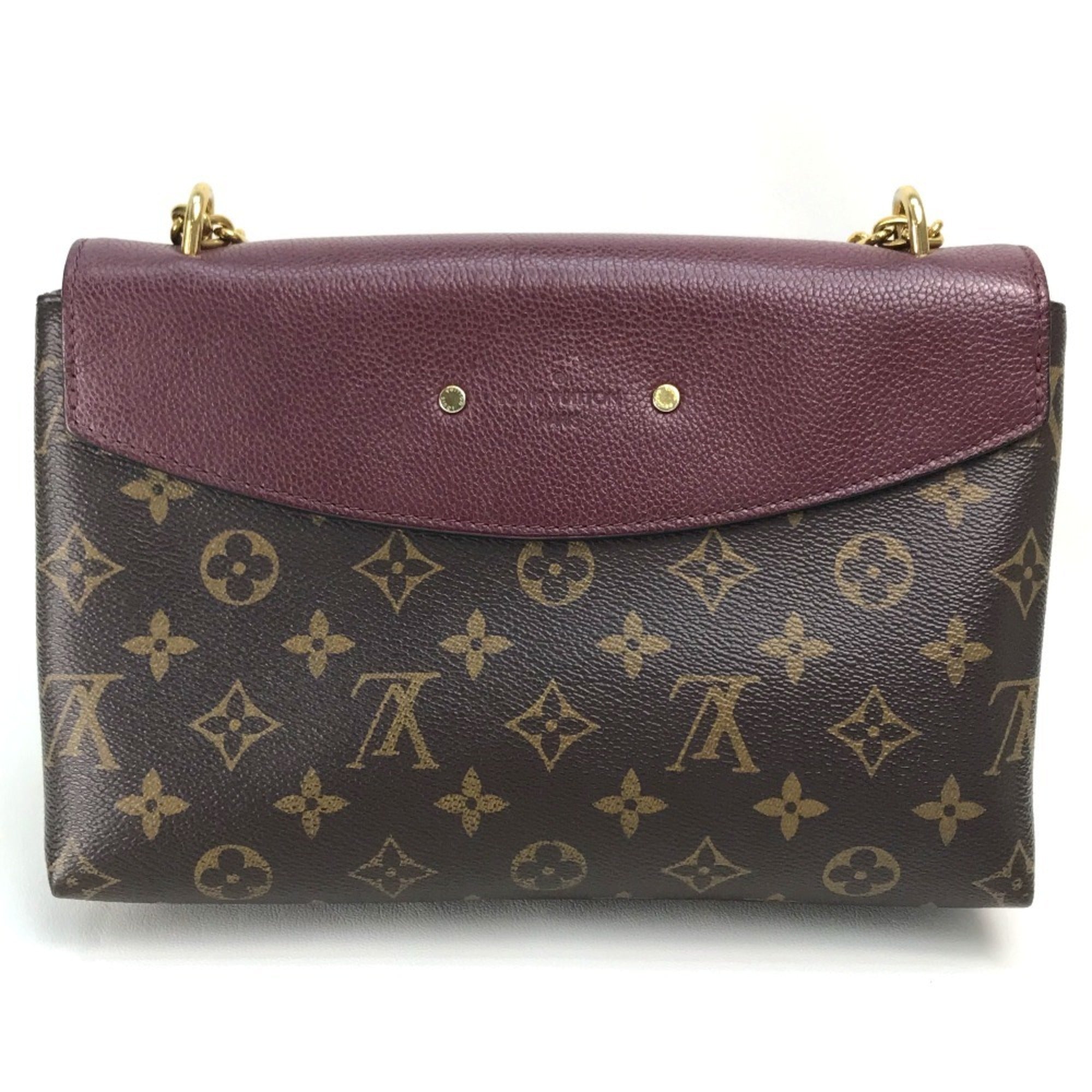 Louis Vuitton Bordeaux Brown Monogram Leather Shoulder Bag