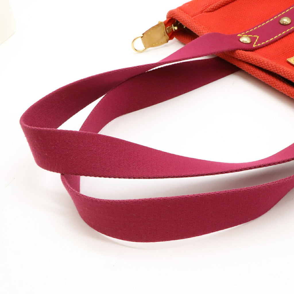 Louis Vuitton Purple Rouge Canvas Shoulder Bag Tote Bag