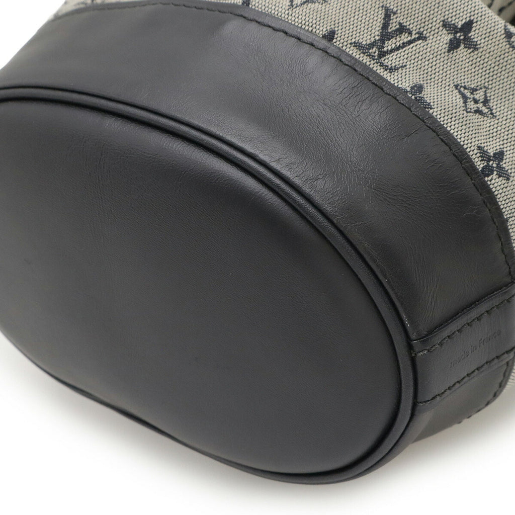 Louis Vuitton Blue Monogram Mini Leather Handbag Shoulder Bag