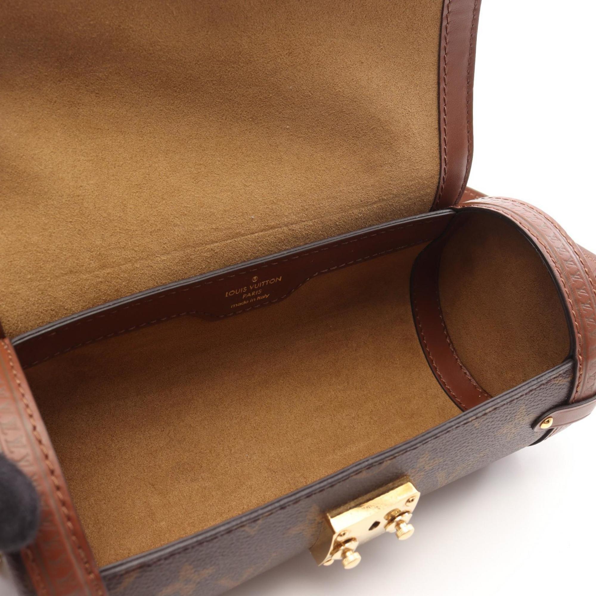 Louis Vuitton Brown Monogram Coated Canvas Handbag