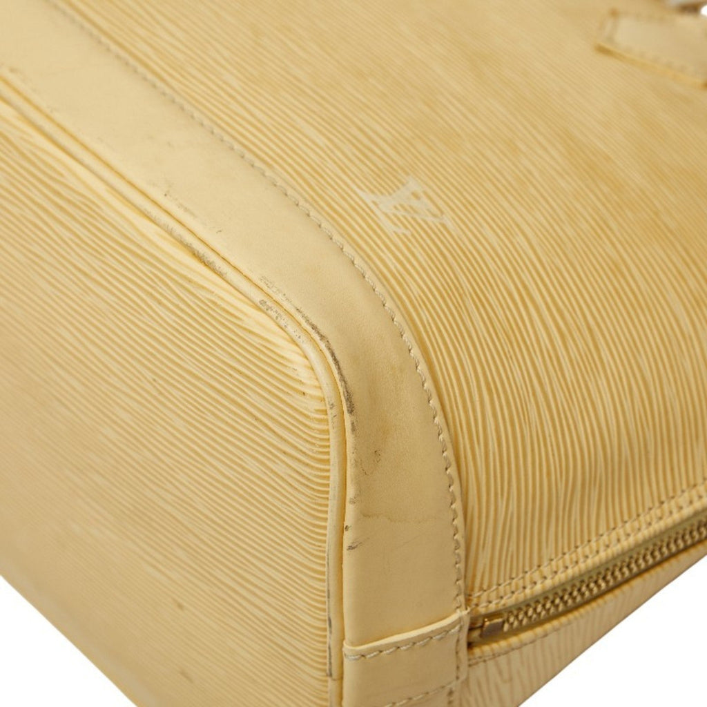 Louis Vuitton Yellow Leather Handbag
