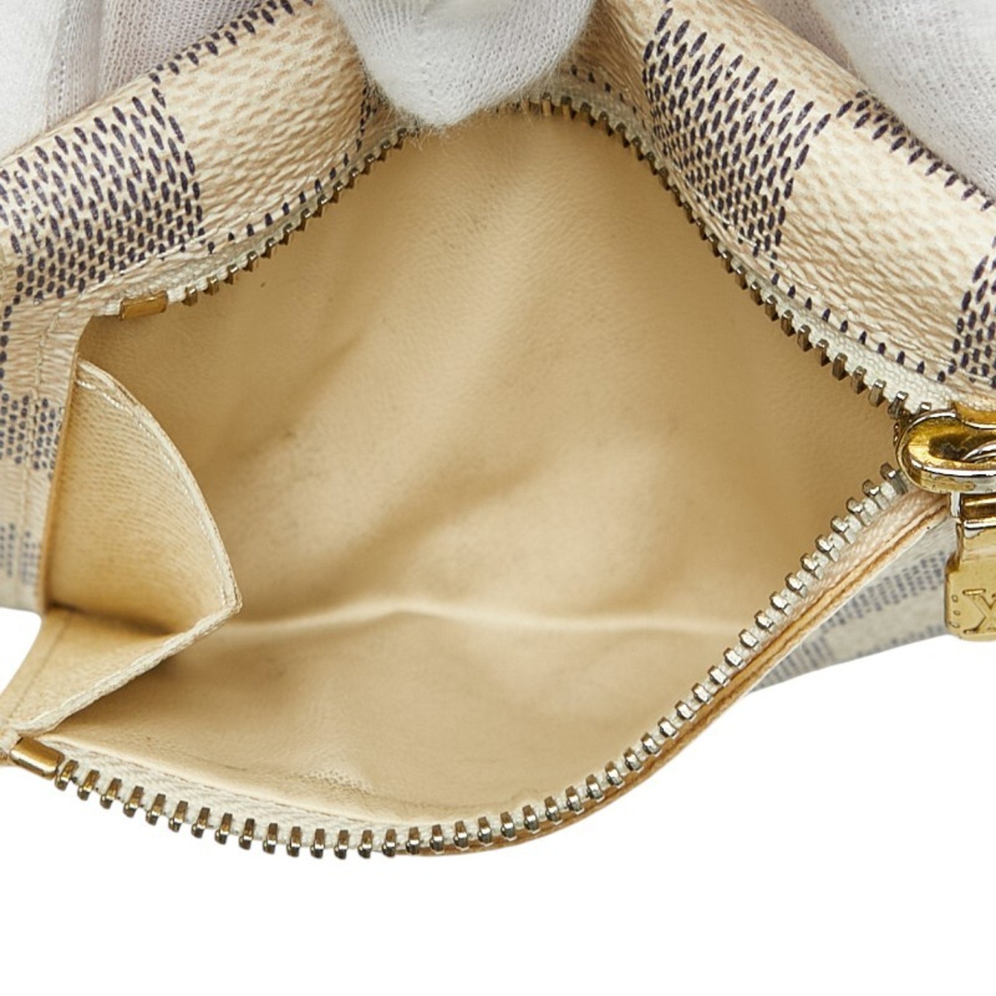 Louis Vuitton Damier Azur White Pvc Wallet