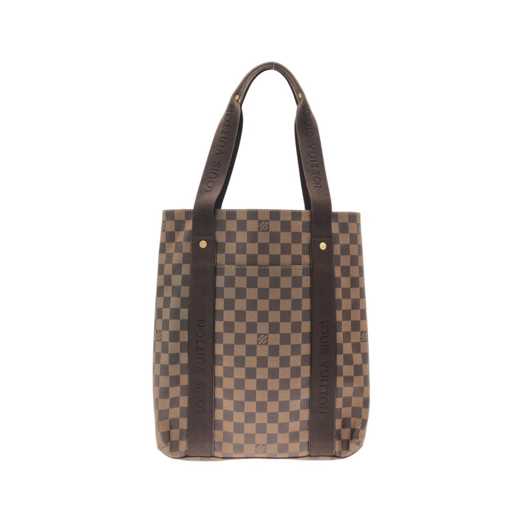 Louis Vuitton Brown Coated Canvas Handbag