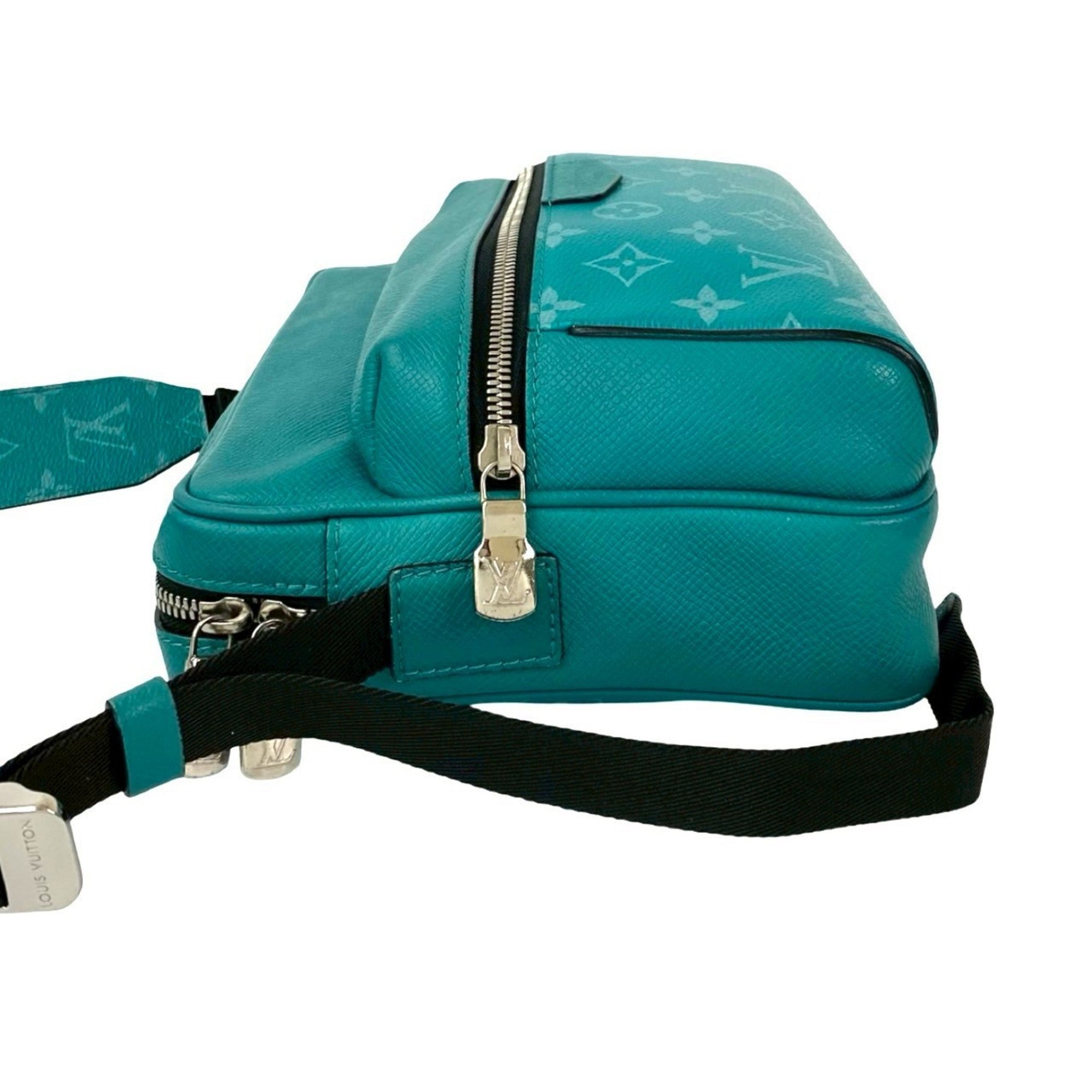 Louis Vuitton Green Leather Shoulder Bag