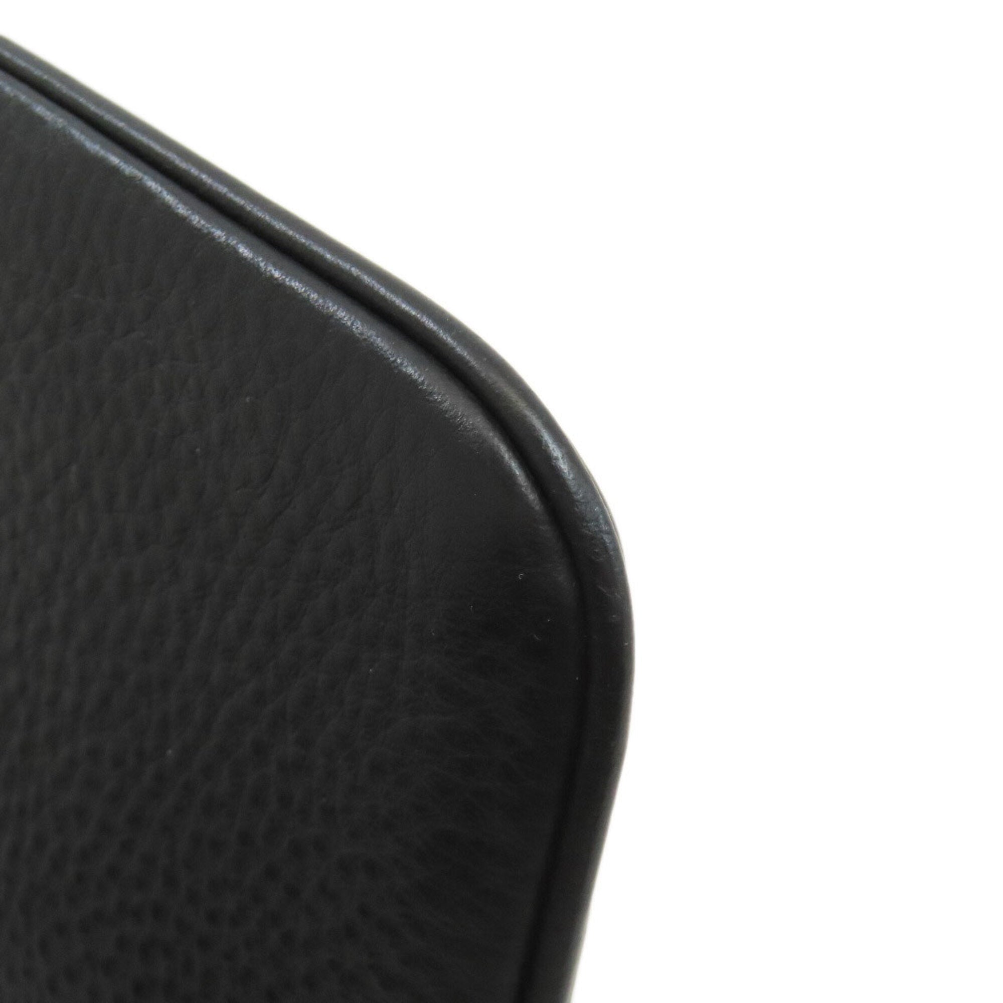 Balenciaga Black Leather Pouch