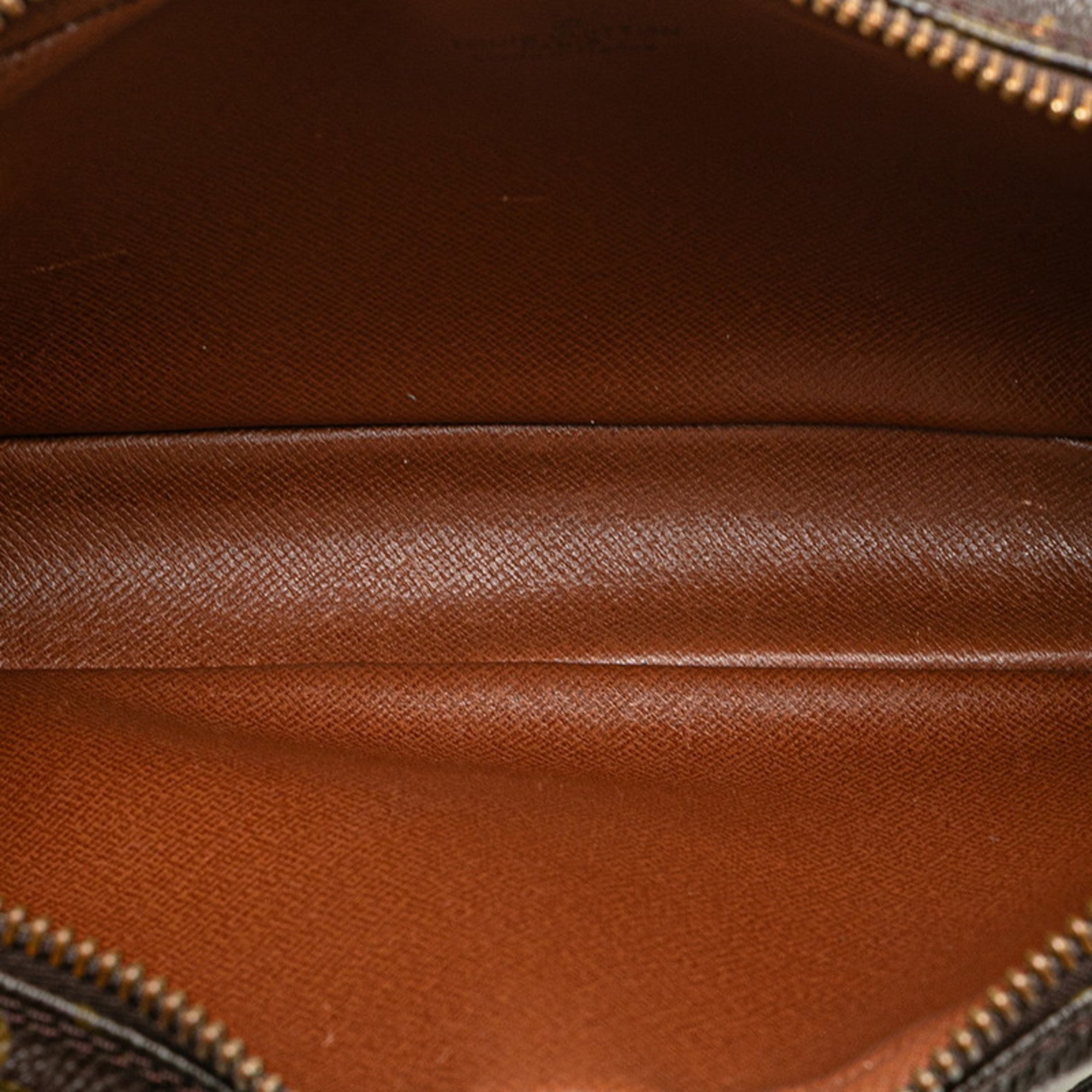 Louis Vuitton Brown Pvc Leather Pochette Shoulder Bag