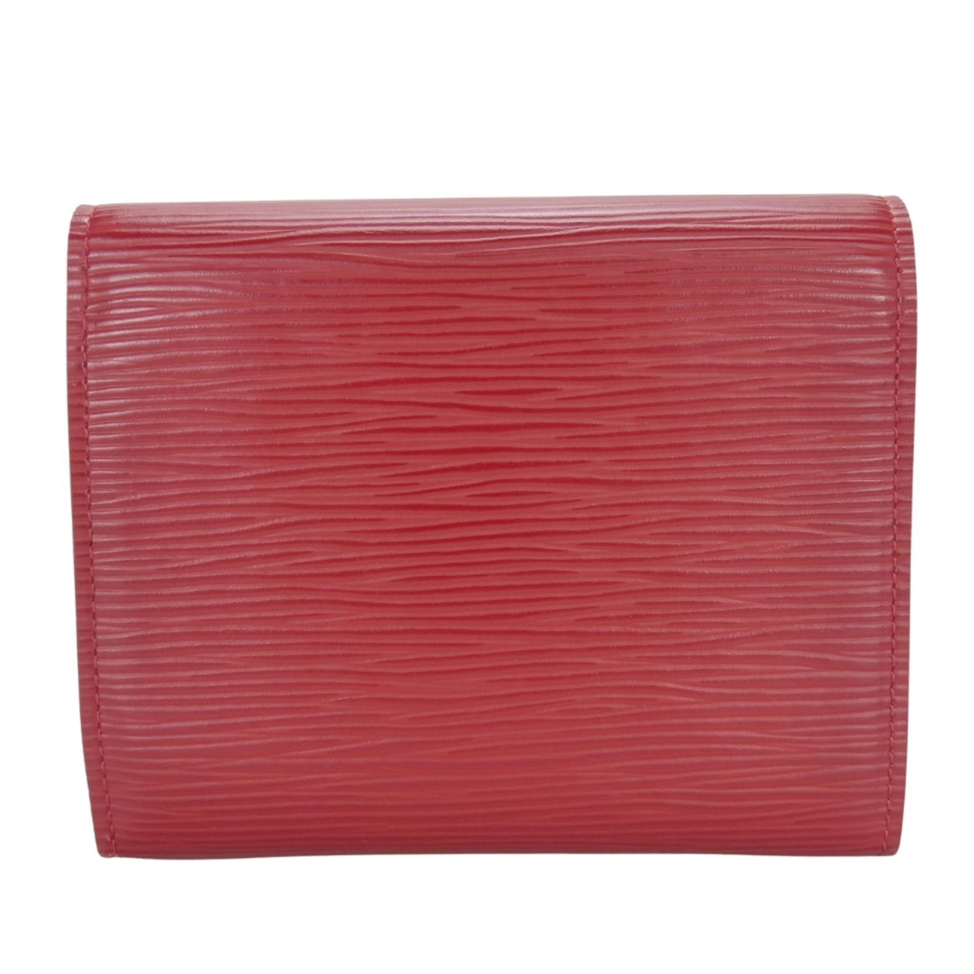 Louis Vuitton Ruby Epi Leather Wallet (Tri-Fold)