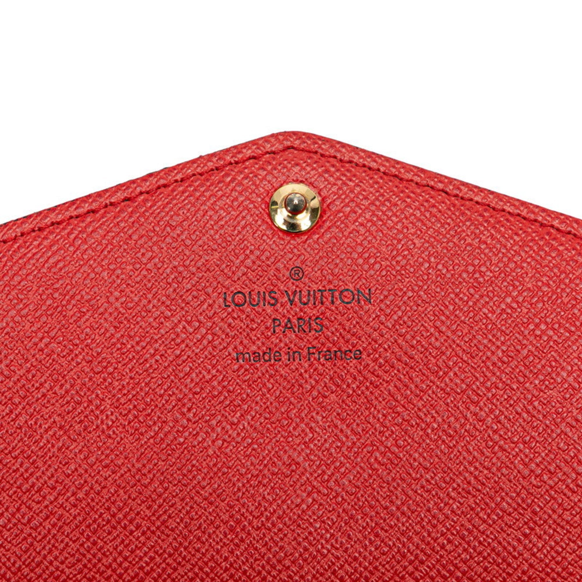 Louis Vuitton Monogram Brown Pvc Leather Long Wallet