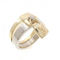 Louis Vuitton Yellow Gold (18K) White Gold (18K) Band Ring