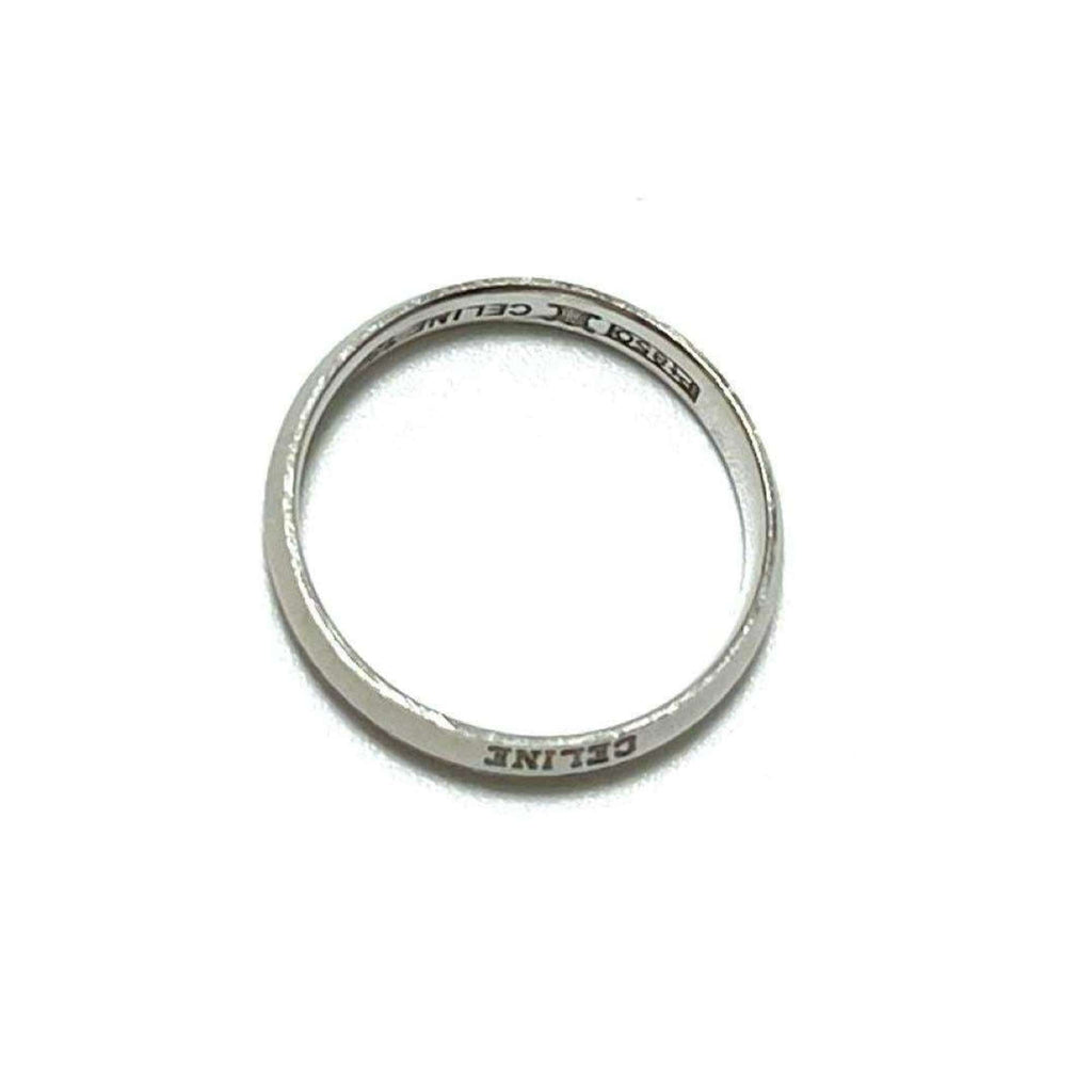 Celine Platinum 850 Band Ring
