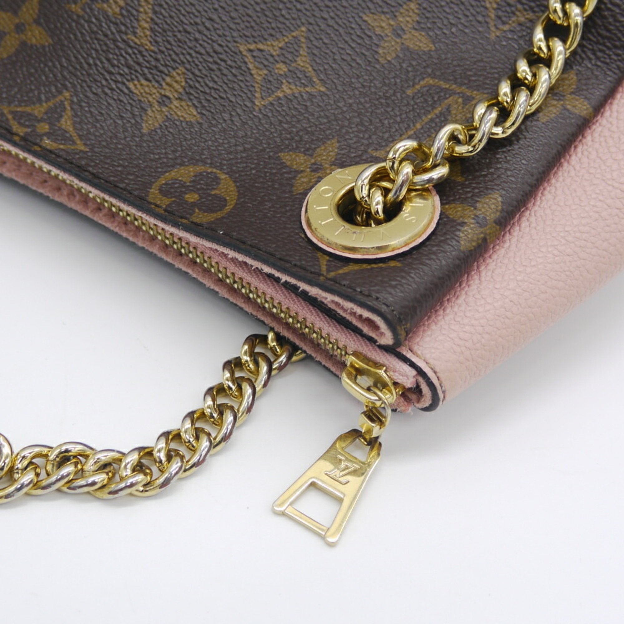 Louis Vuitton Monogram Rose Poudre Monogram Leather Shoulder Bag